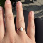 Bague Lait Maternel Ovale 3 Pierres photo review