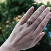 3mm Delicate Breast Milk Stone Ring - Image 4