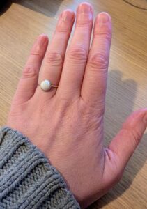 Bague Lait Maternel 8mm ronde photo review