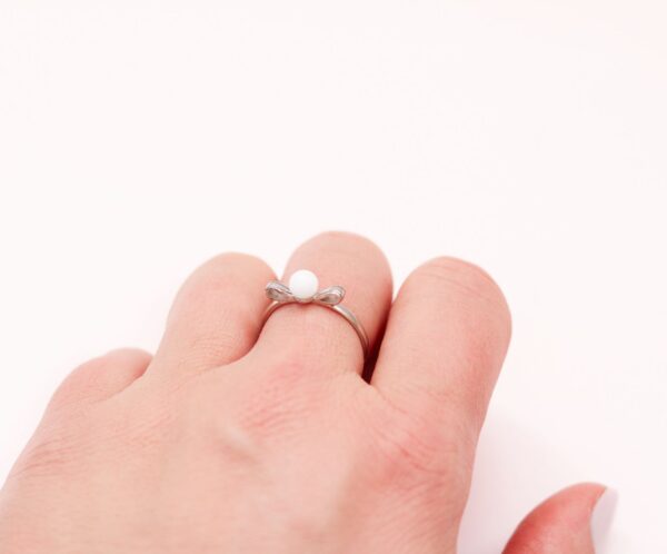 Breast Milk Bow Ring - Image 4