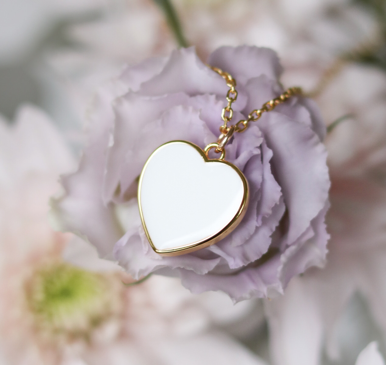 Pendentif Lait Maternel Coeur