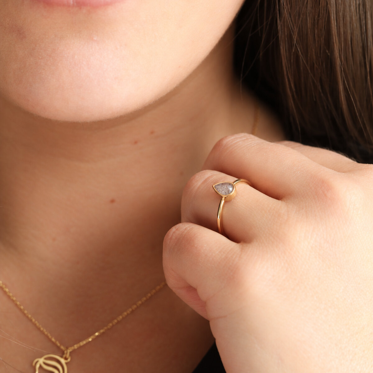 Bague funéraire Goutte – Image 5